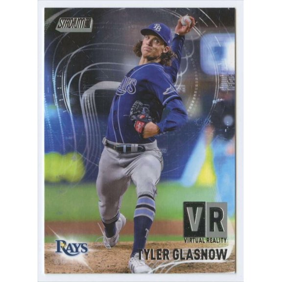 2021 TOPPS STADIUM CLUB VIRTUAL REALITY #VR-19 TYLER GLASNOW TAMPA BAY RAYS