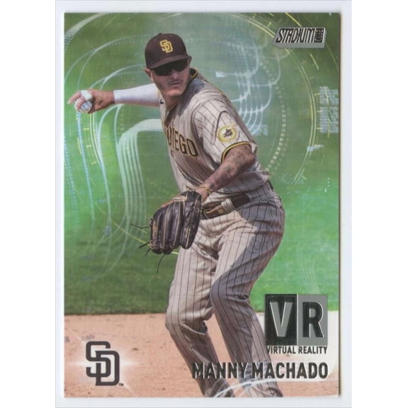 2021 TOPPS STADIUM CLUB VIRTUAL REALITY #VR-22 MANNY MACHADO SAN DIEGO PADRES