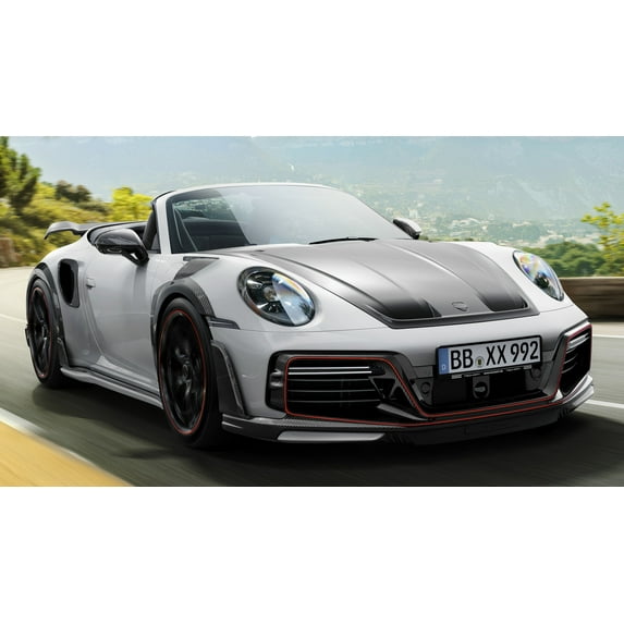 2021 Techart GT Street R Cabriolet - 12x18 Inch Laminated Poster - Stunning Detail and Bold Colors