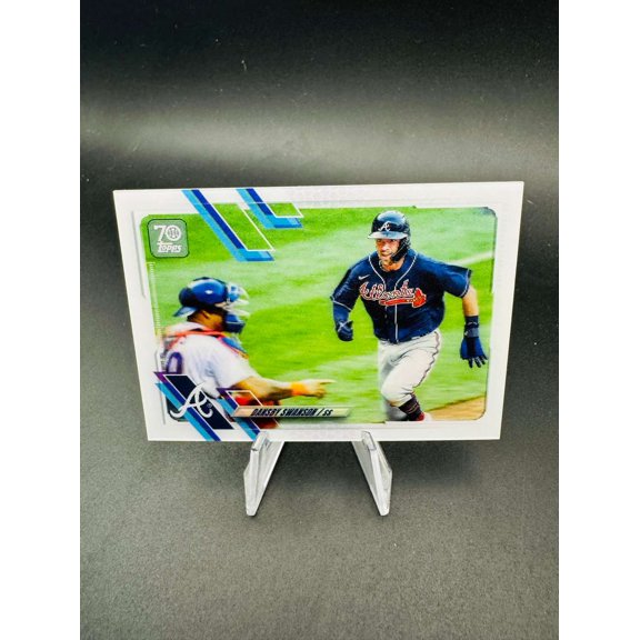 2021 Topps #233 Dansby Swanson Atlanta Braves Baseball Card Atlanta Braves MLB Baseball Trading Card