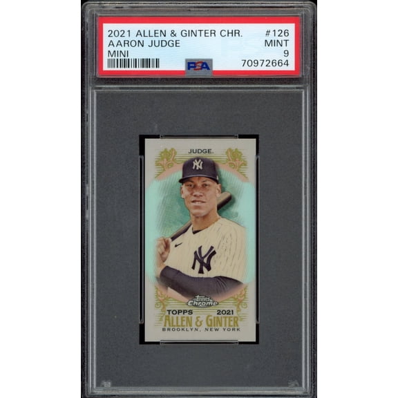 2021 Topps Allen & Ginter Chrome Aaron Judge Mini #126 (PSA 9)