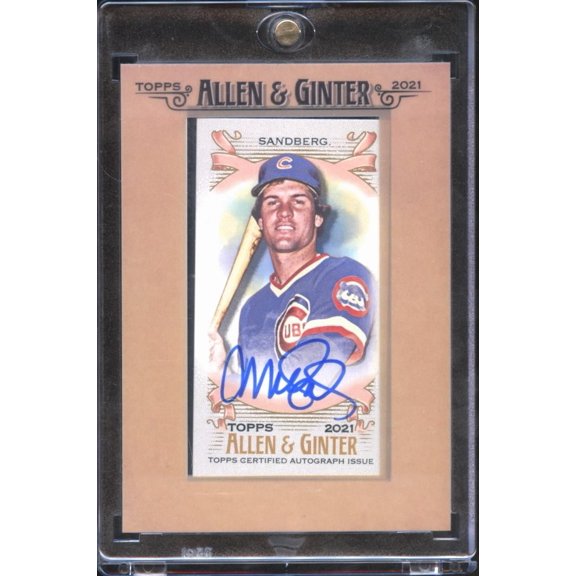 2021 Topps Allen & Ginter Ryne Sandberg #FMA-RS Framed Mini Autograph