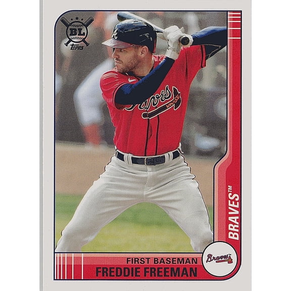 2021 Topps Big League Baseball Card #14 Freddie Freeman Atlanta Braves Near Mint or Better