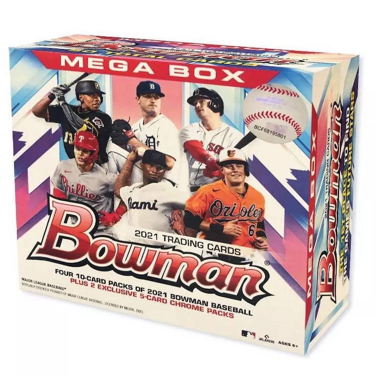 2021 Topps Bowman MLB Baseball Trading Cards Mega Box - Walmart.com