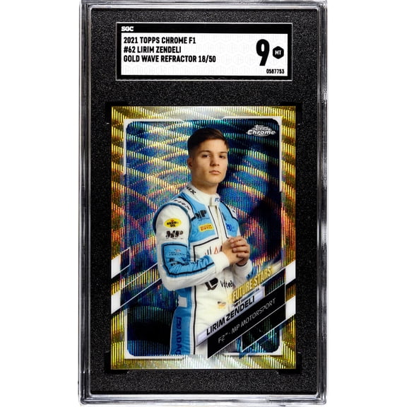 2021 Topps Chrome #62 Lirim Zendeli Future Stars /50 SGC 9