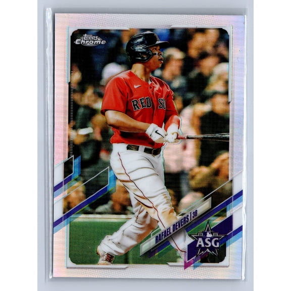 2021 Topps Chrome All-Star Game Rafael Devers #ASG-9 Refractor