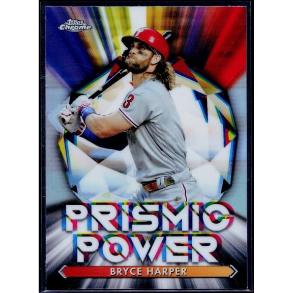 2021 Topps Chrome Bryce Harper #PP-4 Prismic Power