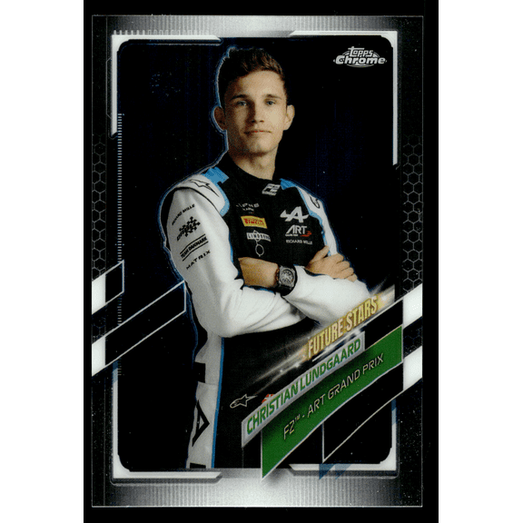 2021 Topps Chrome Formula 1 Christian Lundgaard #79 Future Stars
