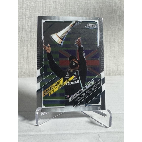 2021 Topps Chrome Formula 1 Lewis Hamilton #148 Mercedes-AMG Petronas Trading Card