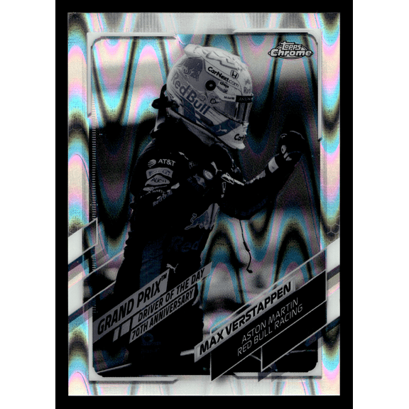 2021 Topps Chrome Formula 1 Max Verstappen #167 RayWave