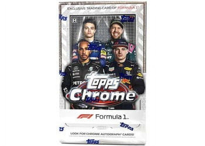 Topps, 2021 Topps Chrome Formula 1 Racing Hobby Box, 18 Packs Topps, 2021 Topps Chrome Formula 1 Racing Hobby Box, 18 Packs