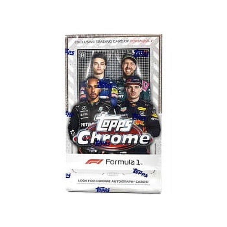 Topps, 2021 Topps Chrome Formula 1 Racing Hobby Box, 18 Packs