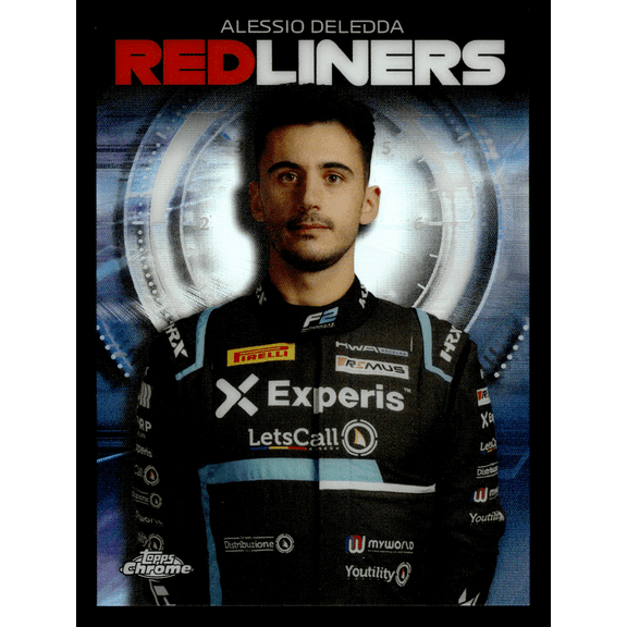 2021 Topps Chrome Formula 1 Redliners Alessio Deledda RL-14 Refractor Trading Card HWA RACELAB