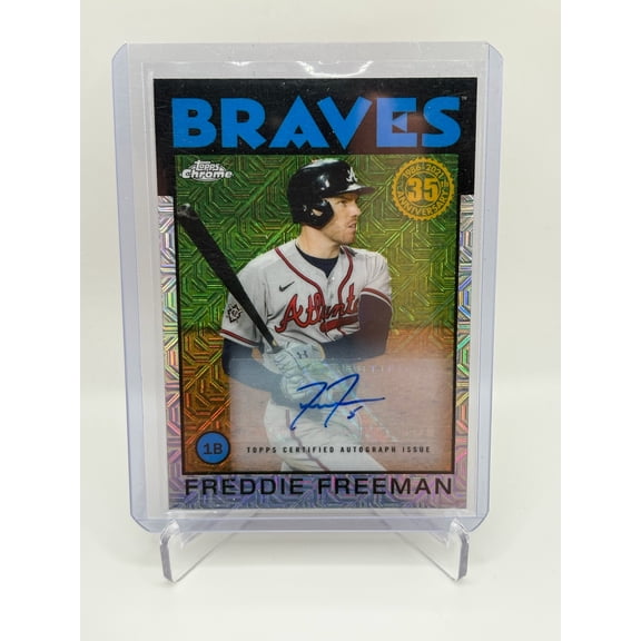 2021 Topps Chrome Freddie Freeman /30
