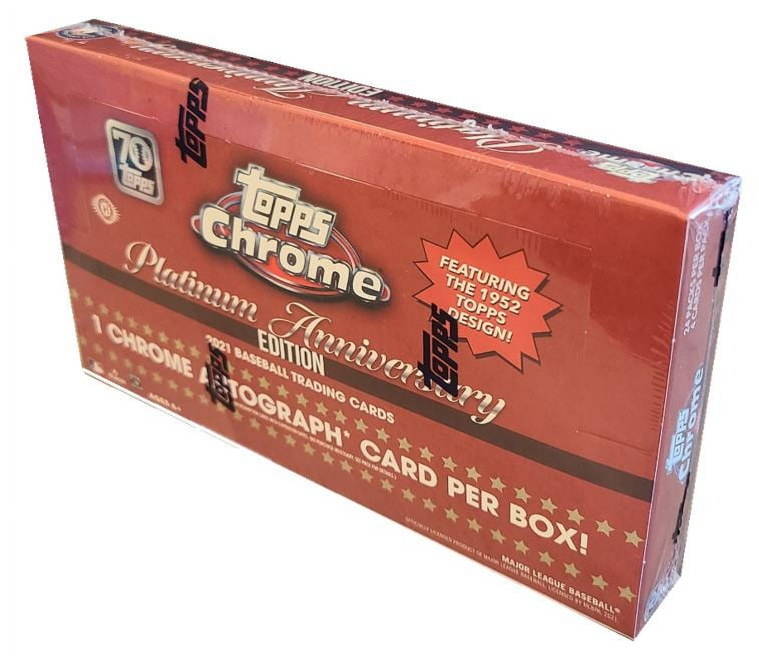 2021 Topps Chrome Platinum Anniversary Baseball Hobby Box
