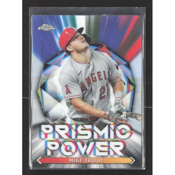 2021 Topps Chrome Prismic Power Mike Trout #PP-2