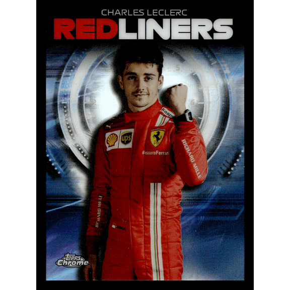 2021 Topps Chrome Redliners Charles Leclerc RL-7 Refractor Formula 1 Trading Card