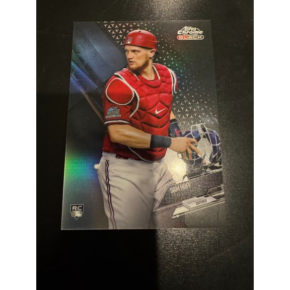 2021 Topps Chrome Sam Huff Rookie Near Mint or Better Baseball Card Texas Rangers