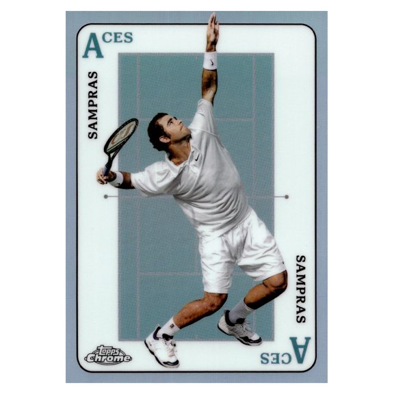 2021 Topps Chrome Stefan Edberg ACE-7 Chrome Refractor Limited Edition Rookie Trading Card