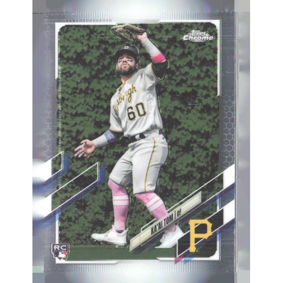 2021 Topps Chrome Update USC7 Ka'ai Tom RC Pittsburgh Pirates Baseball Card