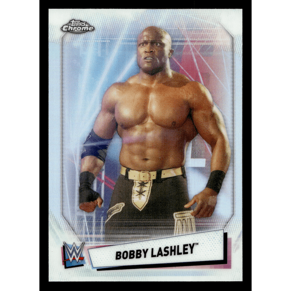 2021 Topps Chrome WWE Refractor Bobby Lashley #9 RAW Wrestling Card