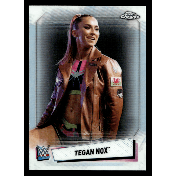 2021 Topps Chrome WWE Tegan Nox Trading Card #97 Refractor NXT Wrestling