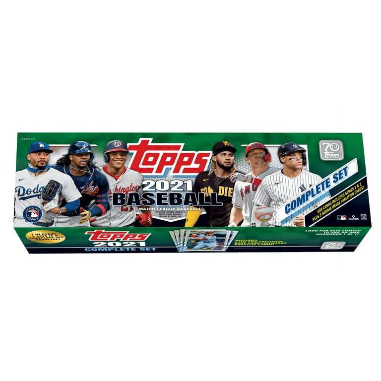 Topps 2021 Complete Set MLB Baseball Trading Cards with Retail Box