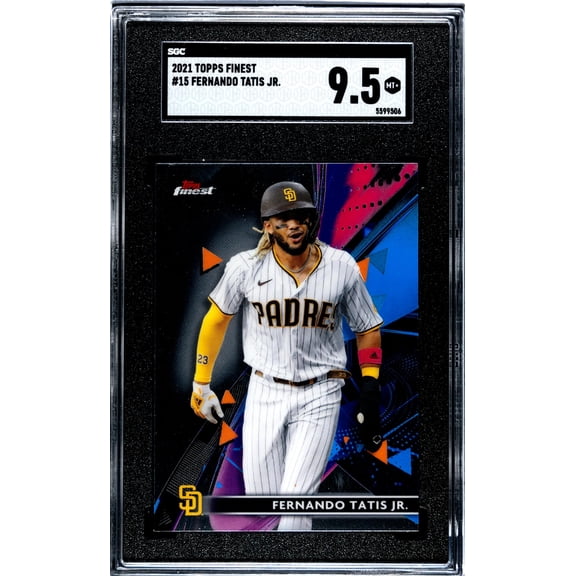 2021 Topps Finest #15 Fernando Tatis Jr. SGC 9.5