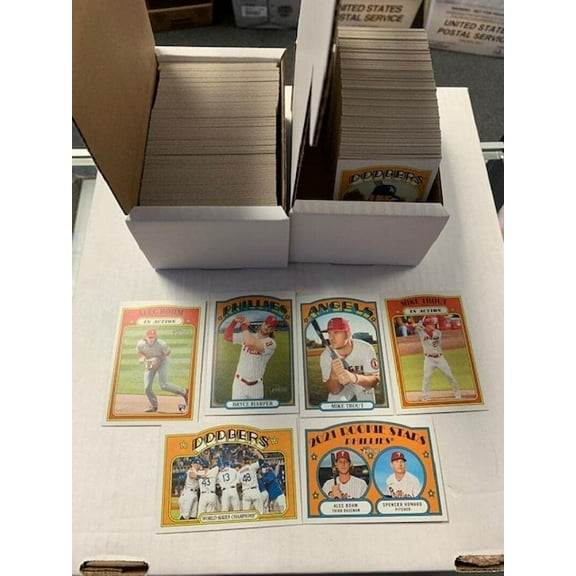 2021 Topps Heritage Complete Hand Collated Base Set of 400 Cards - No Short Prints
