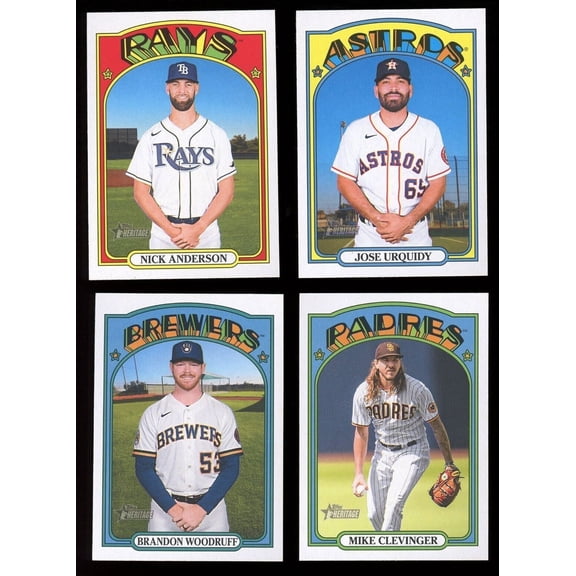 2021 Topps Heritage First Run Short Print Parallel 500-725 Baseball Card Aaron Judge Mike Trout Near Mint Or Better