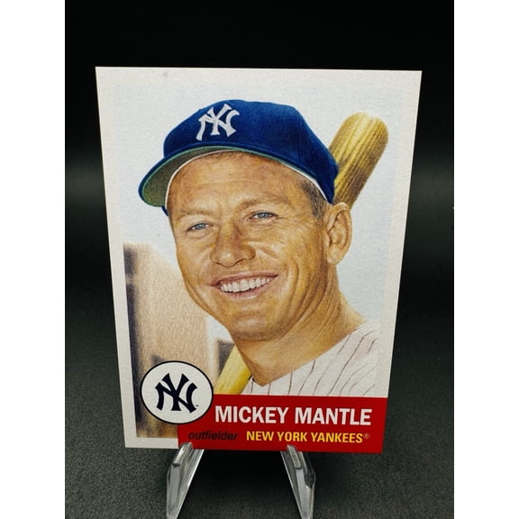 2021 Topps Living Set Base Baseball Card 407 Mickey Mantle New York Yankees Near Mint+