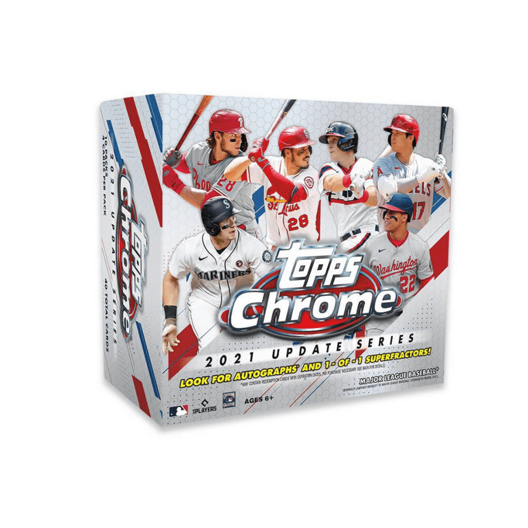 2023 Topps Chrome Update Series Baseball Factory Sealed Hobby Jumbo Box