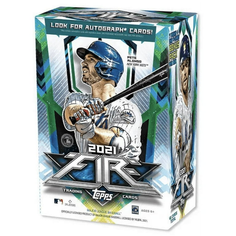 2021 Topps MLB Fire Baseball Trading Card Blaster Box