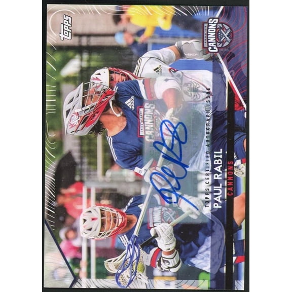 2021 Topps Premier Lacrosse League Paul Rabil #193 Auto
