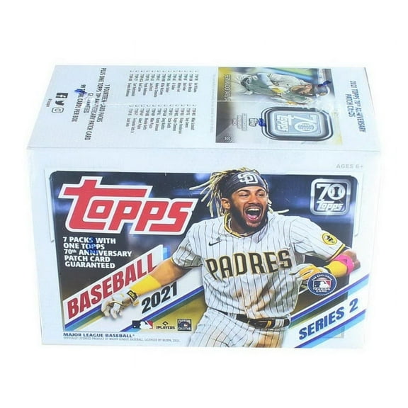 Topps TPS-FGC004317BX-C MLB 2021 Topps Baseball Series 2 Relic Box | 7 Packs