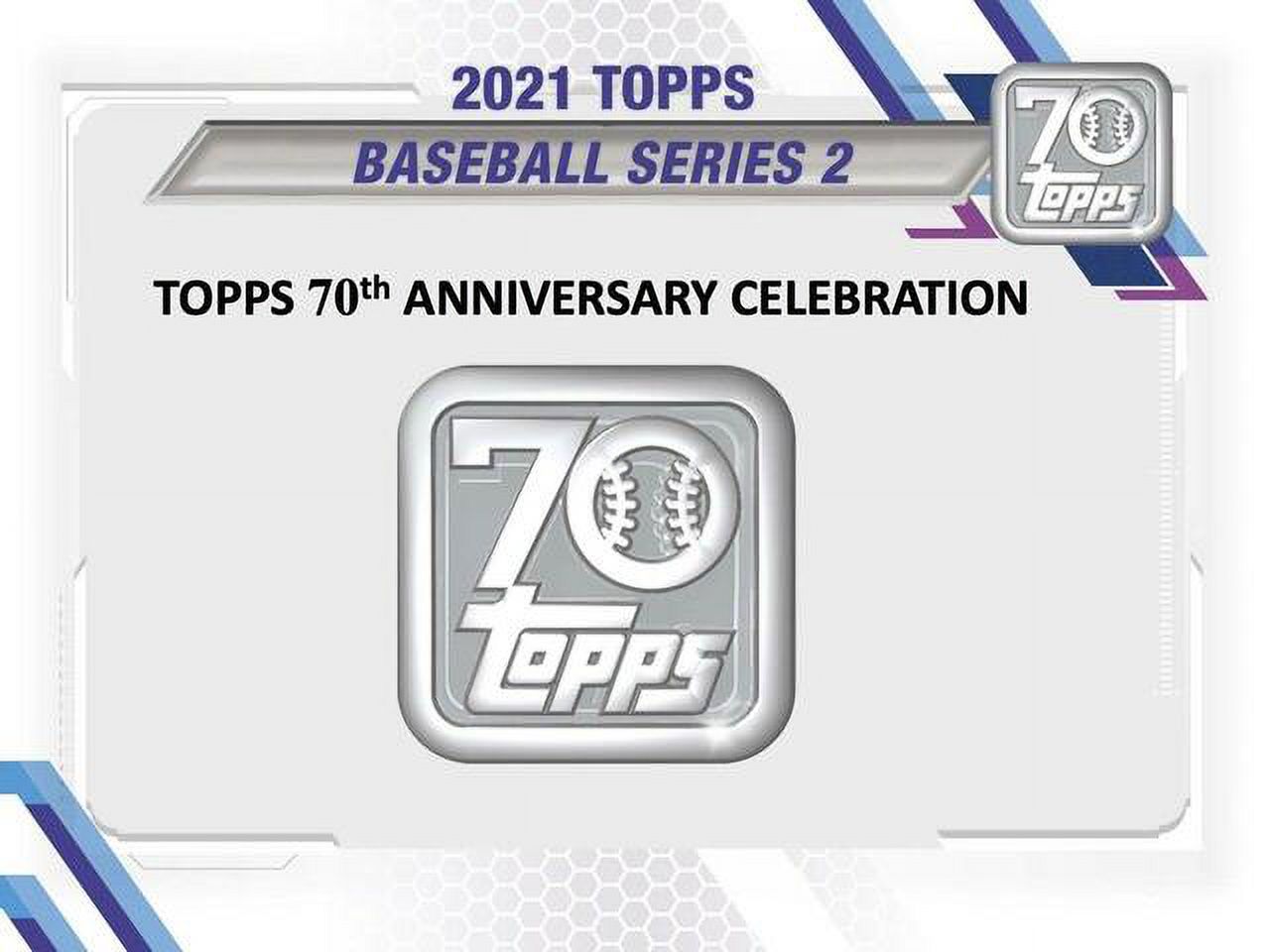 2021 Topps Series 2 Baseball Trading Cards Blaster Box- 1 Exclusive Relic Box Manufactured Item card - image 1 of 3