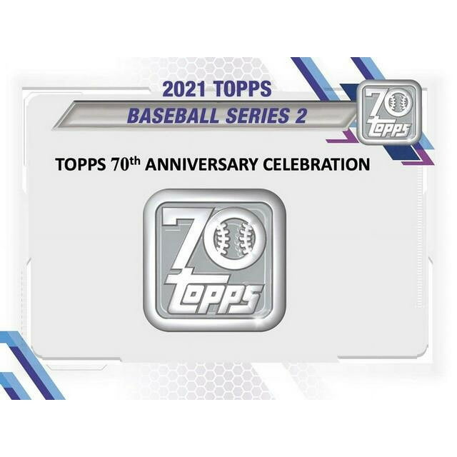 2021 Topps Series 2 Baseball Trading Cards Blaster Box- 1 Exclusive Relic Box Manufactured Item card