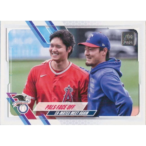 2021 Topps Update #US125 Shohei Ohtani/Kohei Arihara Los Angeles Angels/Texas Rangers