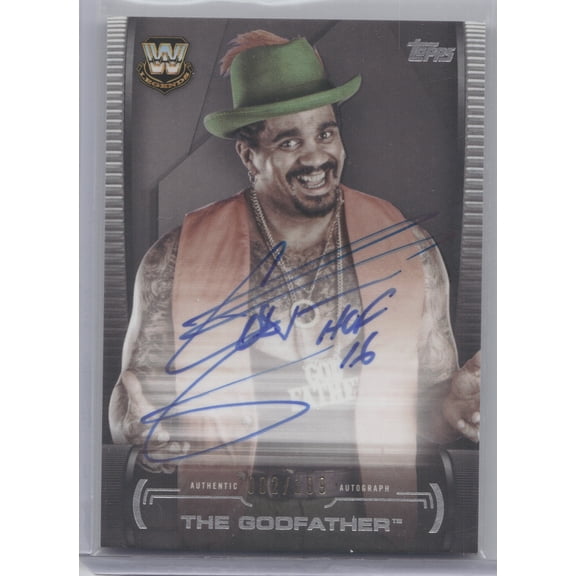 2021 Topps WWE Undisputed Autograph The Godfather #A-TG /199