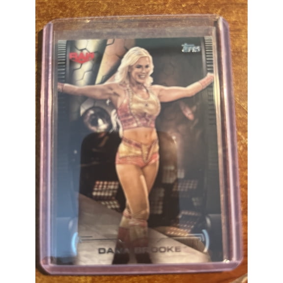 2021 Topps WWE Undisputed Dana Brooke #9 Black Parallel/Variety Base Set WWE WWE Wrestling Trading Card
