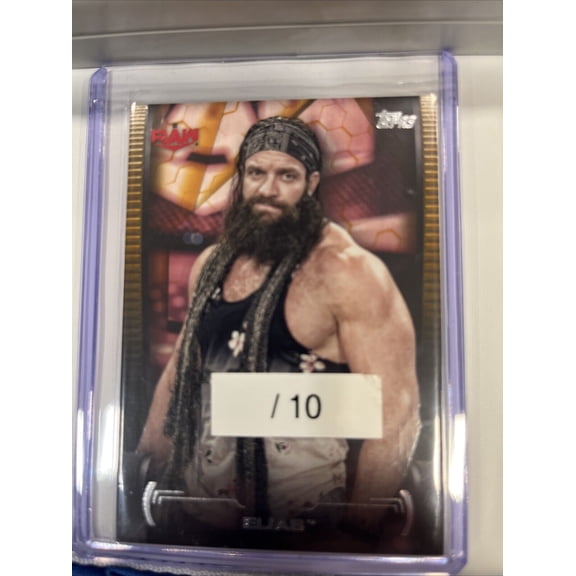 2021 Topps WWE Undisputed Elias #11 Gold / Parallel/Variety Short Print