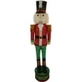 thumbnail image 1 of Fraser Hill Farm Prelit LED Tinsel Nutcracker, Indoor/Outdoor, 6-ft., 1 of 16