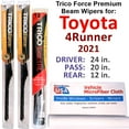 thumbnail image 1 of 2021 Toyota 4Runner Performance Beam Wipers (Set of 3) w/Rear Wiper, 1 of 4