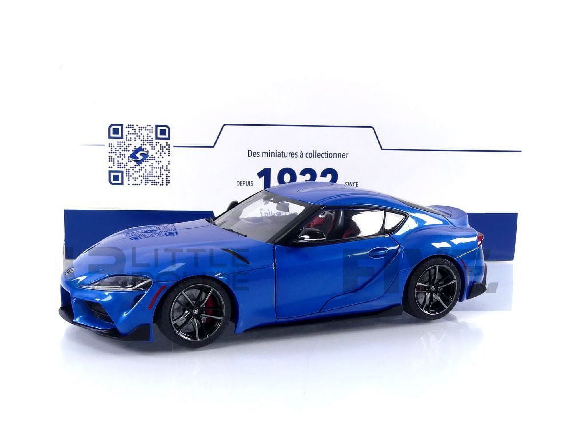 2021 Toyota GR Supra Blue Diecast Model Car | Solido