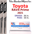thumbnail image 1 of 2021 Toyota RAV4 Prime Wiper Blades (Set of 2), 1 of 3