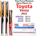 thumbnail image 1 of 2021 Toyota Venza Performance Beam Wipers (Set of 3) w/Rear Wiper, 1 of 3