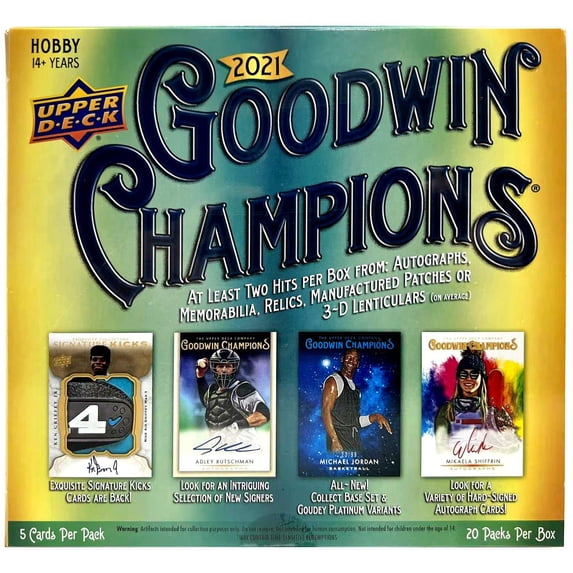 2021 Upper Deck Goodwin Champions Hobby Box