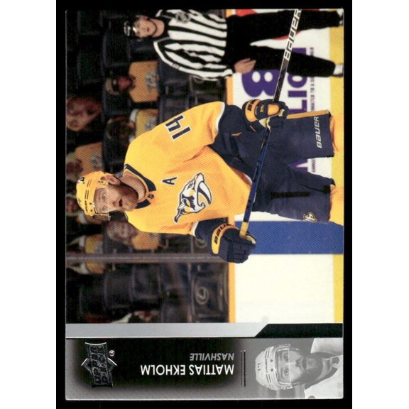 2021 Upper Deck Mattias Ekholm #102 Nashville Predators Hockey Card
