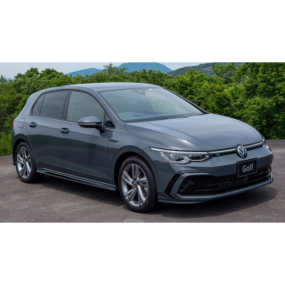 2021 Volkswagen Golf Mild Hybrid R Line JP Car - 20x30 Inch Laminated Poster - Stunning Detail and Bold Colors