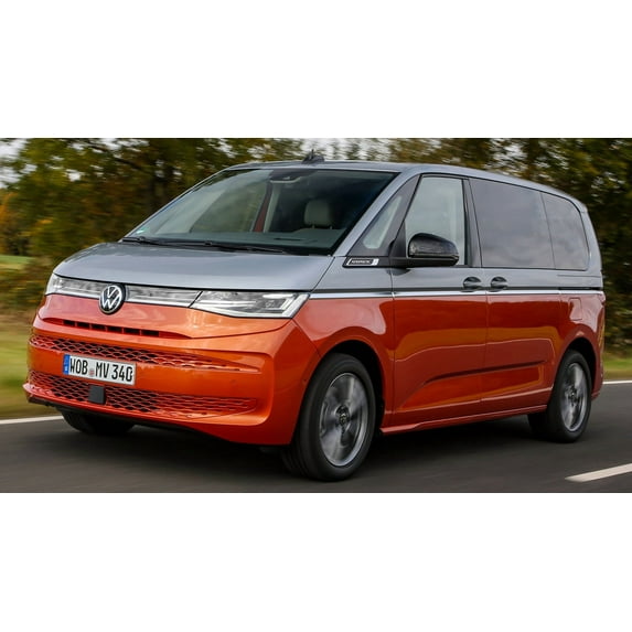2021 Volkswagen Multivan eHybrid - 24x36 Inch Glossy Laminated Poster - Stunning Detail and Bold Colors